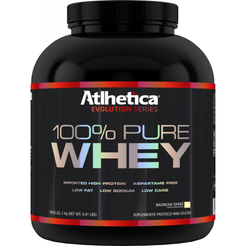 100% Pure Whey Athetica 2kg Baunilha